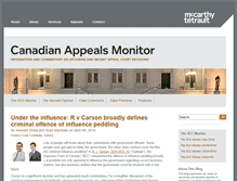 Tablet Screenshot of canadianappeals.com